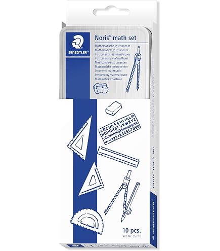 Amazon.com : Staedtler 557 10 Noris Club Mathematical Set : Office